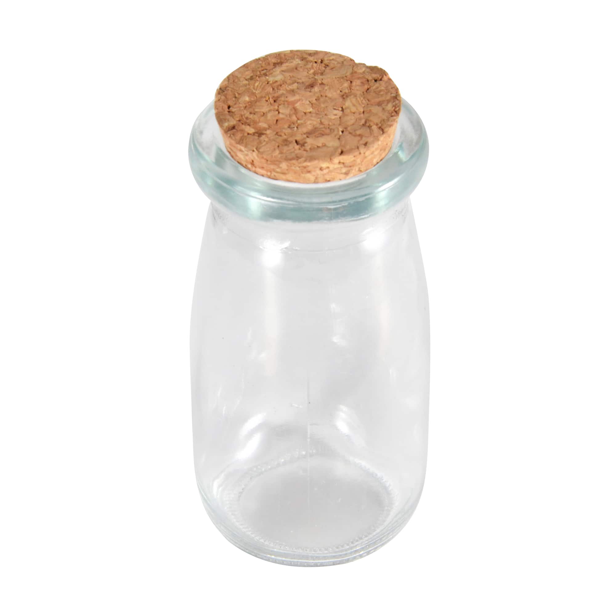 3.3oz. Clear Glass Bottle with Cork by Ashland®